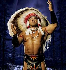 Tatanka_Official WWE Smackdown Pic Giving Thanks