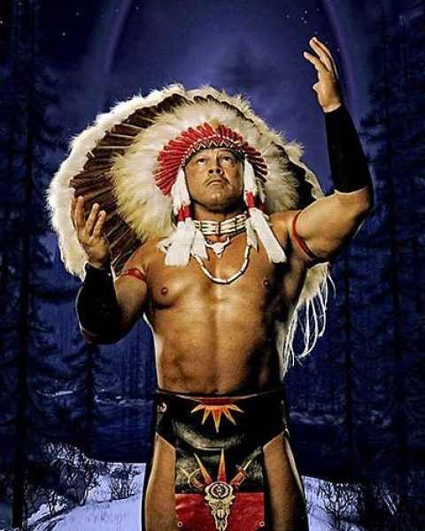 Tatanka_Official WWE Smackdown Pic Giving Thanks