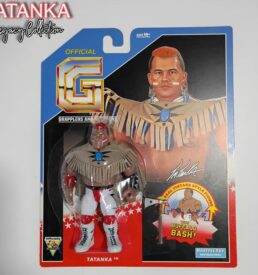 Tatanka 1992 Vintage Action Figure signed by Tatanka & flat shipping in USA only