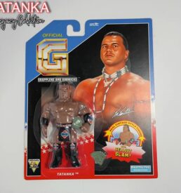 Tatanka 1994 Vintage Action Figure signed by Tatanka & flat shipping in USA only
