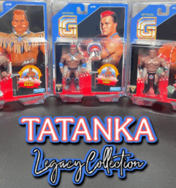 Tatanka Bundle Deal of 3 Vintage Action Figures signed by Tatanka & flat shipping in USA only