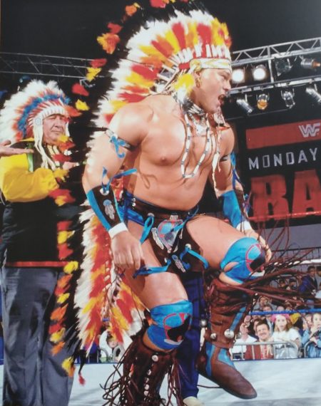 Tatanka WWF Headdress Ceremony