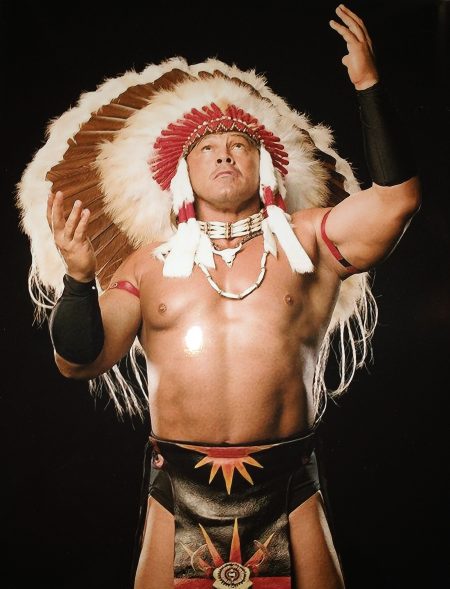 Tatanka_WWE Smackdown Giving Thanks Blk Bkg